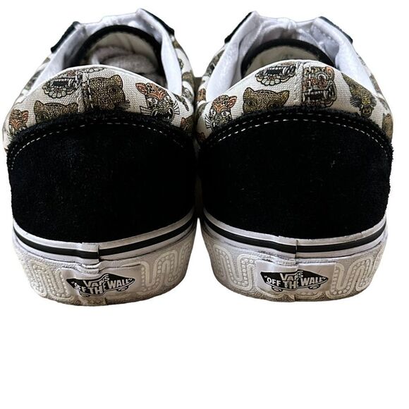VANS ~ Old Skool Low Top Jaguar Black Men’s Canvas Suede Sneakers ~Size 9.5M/11W - Picture 12 of 13
